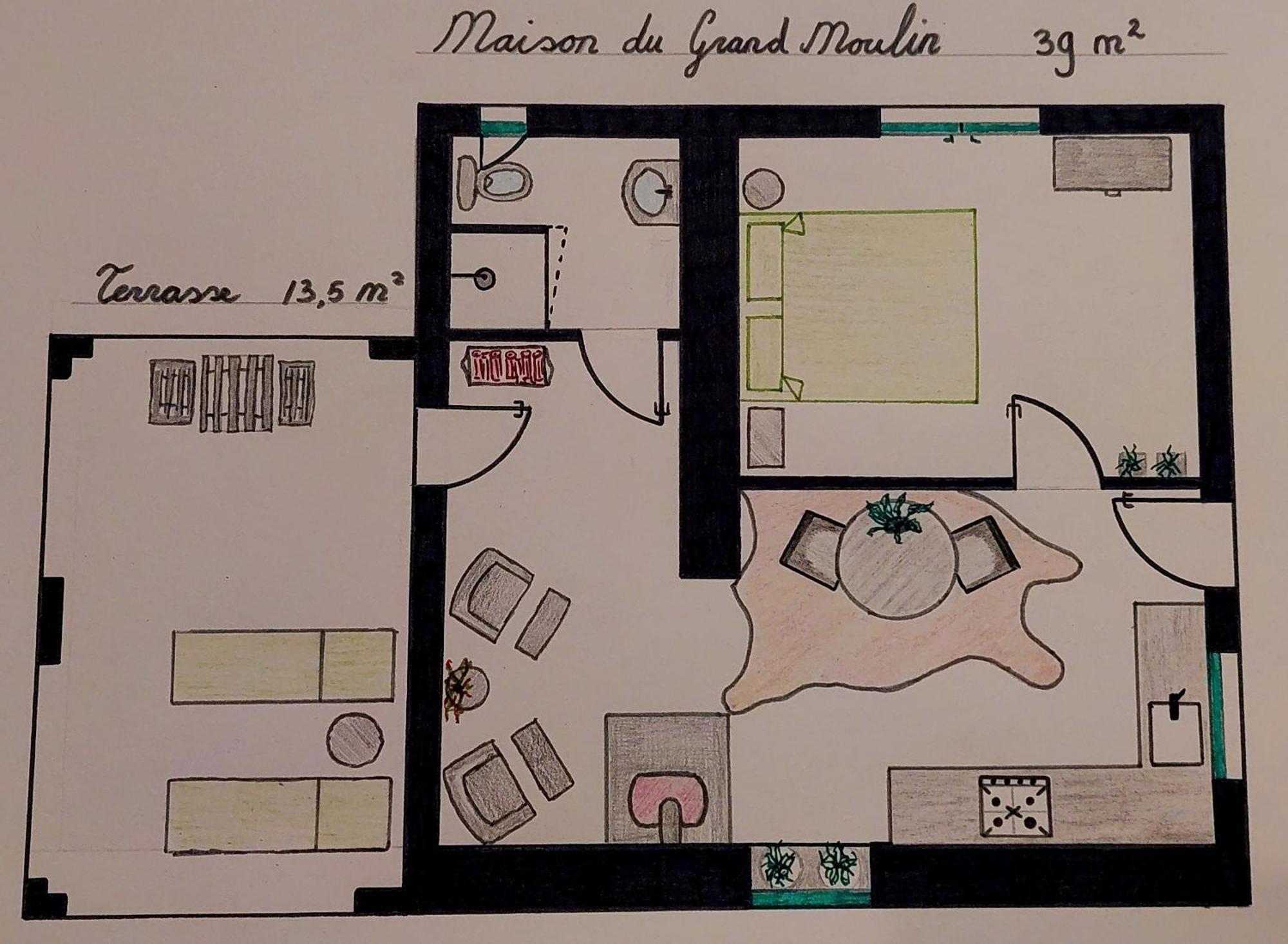 Maison Du Grand Moulin Saint-Aubin-en-Charollais Екстериор снимка